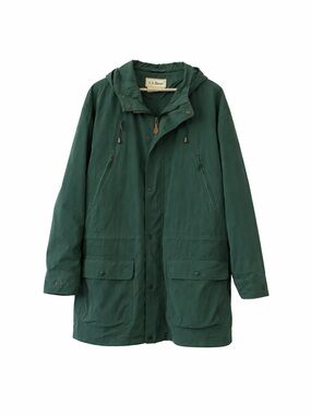 Vintage L.L.Bean Men’s Green Barn Fired Chore Spring Lightweight Coat Jacket XXL